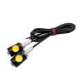 LED Motorcycle Super Bright License Plate Bolt Screw Tail Light Brake Fog Light. 