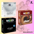 MOODS ALL NIGHT DELAY CONDOMS MOODS DOTTED CONDOMS MOODS CHOCOLATE FLAVOURED CONDOMS 9Pcs. 