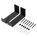 2Pair Surfboard Wall Rack, Minimalist Surfboard Wall Rack, Display Rack, Black. 