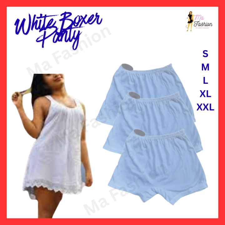 Boxer Panty/Leg Panty/White Box panty/Girls panty/Teenager boxer Panty/underwear/ Girls box erpanty/Ladies boxer panty