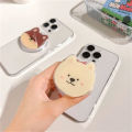 LeiyanOriginal Korean Cute Cartoon Teddy Corgi For Magsafe Magnetic Phone Griptok Phone Holder Stand Universal Phone Ring Grip Tok For iPhone. 