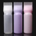 Myyeah 170ml Plastic Hair Dye Shampoo Bottle Applicator with Graduated Brush Dispensing Kit Salon Hair Coloring Dyeing Styling Tools-White. 