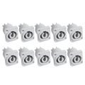 10PCS Powercon Connector 3 Pins 20A 250V Power Speaker Panel Socket Female for LED Screen Stage Lighting. 