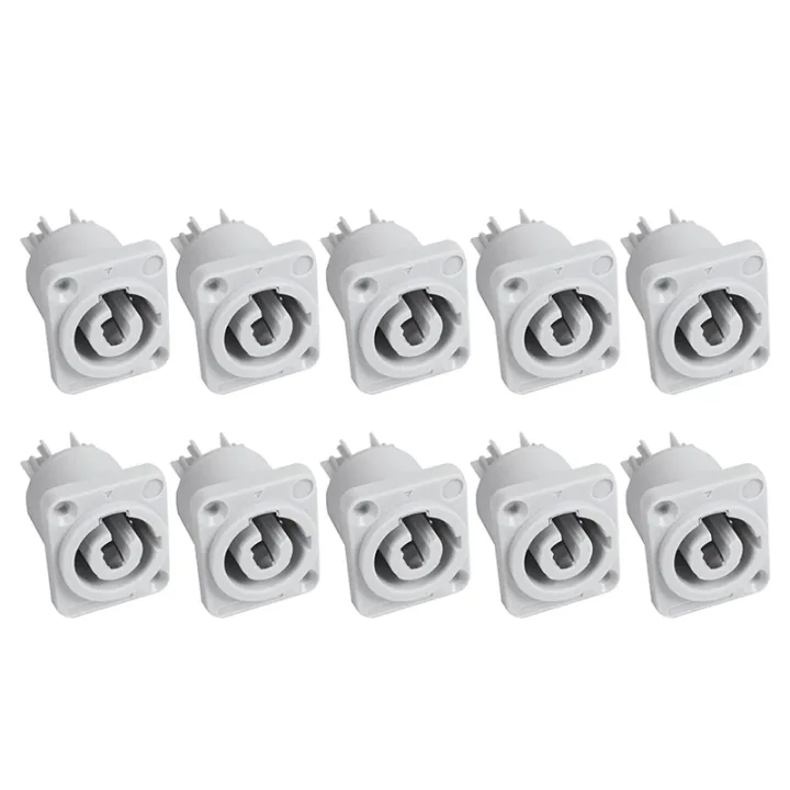 10PCS%20Powercon%20Connector%203%20Pins%2020A%20250V%20Power%20Speaker%20Panel%20Socket%20Female%20for%20LED%20Screen%20Stage%20Lighting%20-%20Image%203