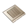 Modular Gold 4Gang 1way Switch. 
