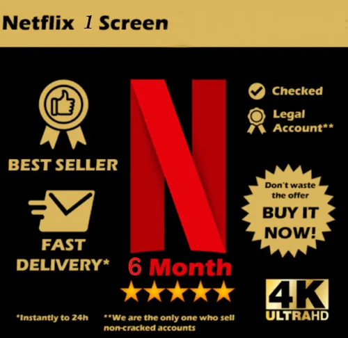 Netflix 6 Month 4K UHD