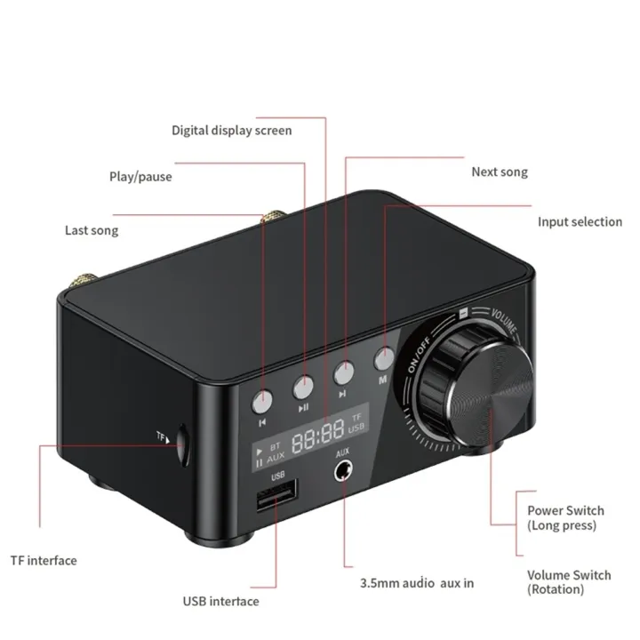 50W%20+%2050W%20100W%20Bluetooth%205.0%20Amplifier%20Digital%20Audio%20Amp%20Black%20-%20Image%204