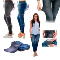 Slim’n Lift Caresse Jeans High Waist Slim jegging- Black & Blue. 