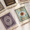 【Miga Plaza】 Persian Carpet Table Decor Mats and Pads Mini Woven Rug Mat Tassel Coaster Mousepad Mouse Pad. 