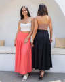 Quinn Maxi Skirt -Pink. 