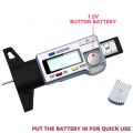 Car Tyre Tire Thickness Gauges Depth Gauge Digital Tyre Tire Tread Depth Gauge Caliper Tyre Wear Detection Measuring Instruments. 