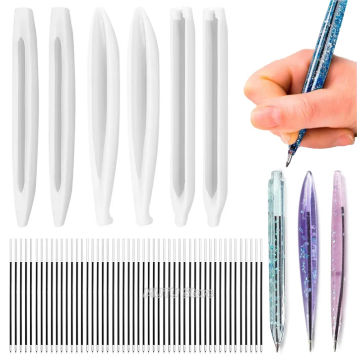 Jewelry casting Silicone mold Resin casting Pen holder making Transparent Transparent pen holder for School projects Crafts Jewelry making