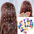 Mini Colourful Round Hair Clips 50pcs. 