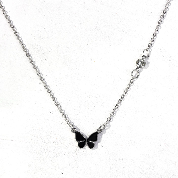 Light%20Luxury%20Hundred%20Black%20Butterfly%20Pendant%20Necklace%20Temperament%20Collarbone%20Chain%20Female%20-%20Image%208