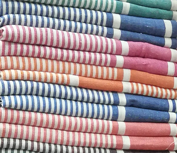 Cotton Handloom Bed Sheets Single And Double Size In Random Colors 1 Peice