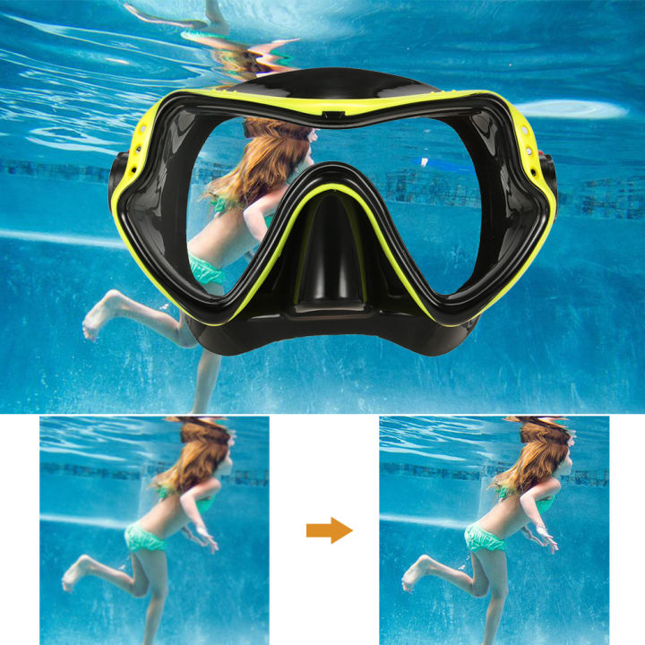 Men%20Women%20Anti-fog%20UV400%20Protection%20Single%20Window%20Diving%20Mask%20Snorkeling%20Mask%20Scuba%20Swimming%20Mask%20Goggle%20Tempered%20Glass%20Lens%20Flexible%20Silicone%20Skirt%20PC%20Frame%20Adults%20-%20Image%202