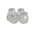 GLASS AIR TIGHT SPICE JAR 180ML - 6 PCS SET. 