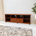 New TV stand - XL  size - Melamine 12 mm wood  - 5 year warranty -Brown colure. 