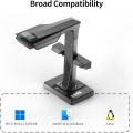 Pro Professional Book Scanner, 24MP Document Camera, 3rd Gen Auto-Flatten Deskew Tech, A3 Document Scanner. 