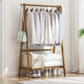 Coat Rack Floor Clothes Rack Bedroom Pole Clothes Rack Clothes Hanger Storage Rack Multifunctional Girl Simple Hanger. 