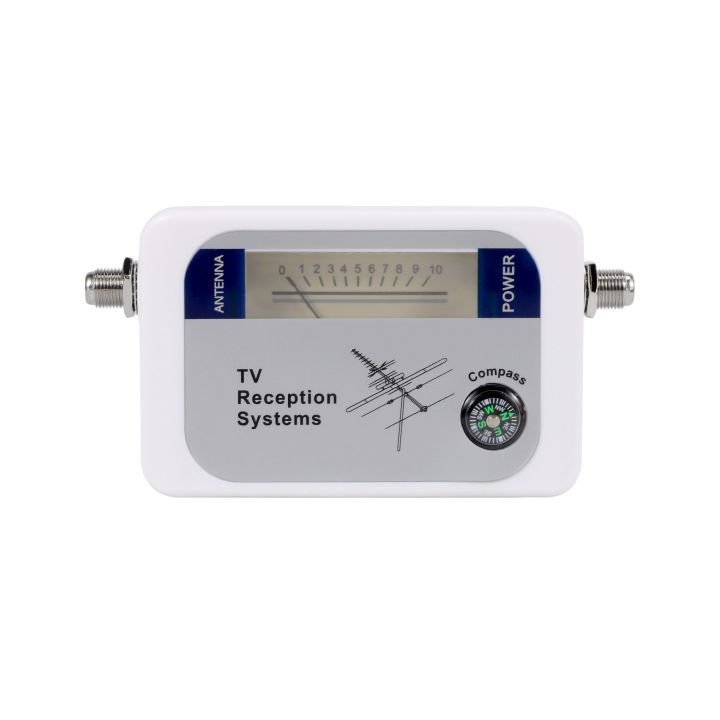 DVB-T Finder Digital TV Antenna Signal Strength Meter White
