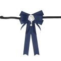 Bow bow tie women's shirt white collar tie to work. 