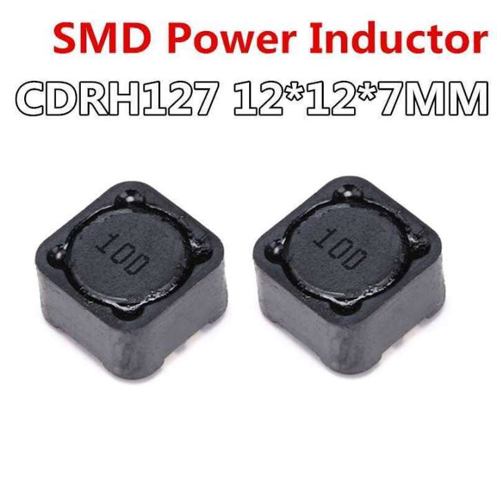 5pcs CD127 CDRH SMD Power Inductor 12*12*7MM 3.3/4.7/6.8/8.2/10/12/15/18/22/27/33/39/47/68/82/100/120/220/330/470/560/68