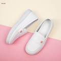 Women's Nursing Shoes PU Leather Flat Nursing Shoes Nurse Loafers Breathable White Working Shoes Walking Shoes for Restaurant Workers Office. 