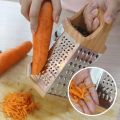 Kitchen Stainless Steel 6-sided Blades Cheese Vegetables Grater Carrot Cucumber Slicer Cutter Box Container Kitchen Tools Cocina. 