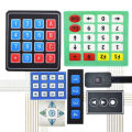1 3 4 5 12 16 20 Key Button Membrane Switch 1x4 1x5 4x4 4x5 Keys Matrix Array Keyboard Keypad Control Panel Diy Kit For Arduino. 