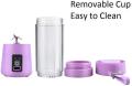 Portable Juicer/Electric Blender/USB Rechargeable Mini Juicer Cup, Household Fruit Mixer for Juice, Shake and Smoothies, for Travel, Outdoor.. 