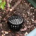 【ZOSR】10/20/30/40/50Pcs Plastic Fertilizer Basket with Lid Corrosion-Resistant Garden Fertilizer Container Mesh Box for Succulent Bonsai Orchid. 