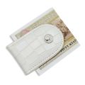 Korean PU Leather Crocodile Pattern Mini Coin Wallet Magnetic Money Clip Golf Short Men Magic Wallet Money Cash Card Holder Purs. 