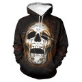 Goth Skull Skeleton Hoodies Streetwear Men/Women Punk Rock Hooded Sweatshirt Pullover Autumn Male/Female Oversized Streetwear. 