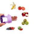 Baby Food Feeder Fruit Pacifier Fresh Food Fruit Feeding Teether for Toddler Silicone Teething Toy with Pacifiers Meshes Infant Frozen Newborn Nibbler. 