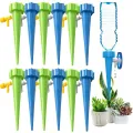 【ZOSR】3Pcs Adjustable Self Drip Watering System Flowers Plant Watering Kit Greenhouse Auto Waterer Indoor Dripper Device. 