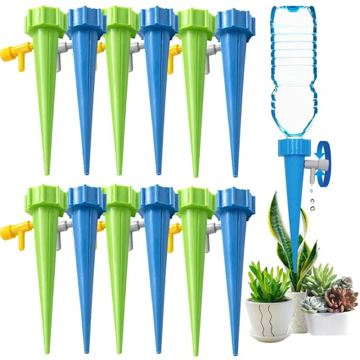 【ZOSR】3Pcs Adjustable Self Drip Watering System Flowers Plant Watering Kit Greenhouse Auto Waterer Indoor Dripper Device