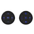 2PCS Car Steering Wheel Control Key Smart Wireless Remote Control Button Accessory Part Kit for Car Navigation DVD Steering Control. 