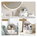 Makeup Organizer Cosmetic Display for Vanity, Make Up Organizers and Storage with Brush Holder. 