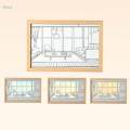 Decorative Painting with Light Modern Shadow Box Lighted Picture Frame 16cmx21cm. 