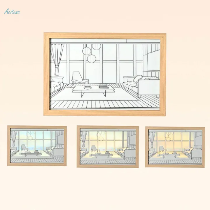 Decorative%20Painting%20with%20Light%20Modern%20Shadow%20Box%20Lighted%20Picture%20Frame%2016cmx21cm%20-%20Image%202