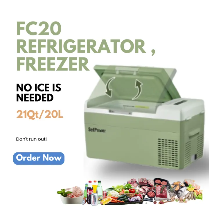 Setpower%20FC20%2012%20Volt%20Cooler%20Fridge%20Small%20Electric%20Cooler%20For%20Car%20%7C%2021Qt%20Green%20-%20Image%202
