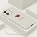 Xiaomi Redmi 13C 12C Luxury Cute Love Heart Casing Matte Liquid Silicon Back TPU Soft Case Cover. 