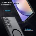 For Magsafe Wireless Charging Phone Case for Samsung Galaxy A14 A34 A54 5G Shockproof PC Matte Armor Coque Samung A 14 34 54 5G. 