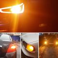 AUXITO 2pcs No Hyper Flash T20 W21W WY21W 7440 7440NA LED Turn Signal Light Bulbs Canbus Error Free Car Lamp Amber. 
