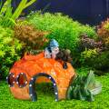 Aquarium Hide Cave Home Resin Durable Aquarium Hideout for E. 