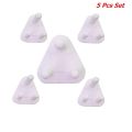 Round Pin Child Safety Plug Cover 5 Pcs Round Type Standard Socket Cover Baby Electrical Socket Outlet Plug Child Electrical Safety Protector 5 Sets. 