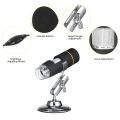 1000X Magnification USB Digital Microscope with OTG Function Endoscope 8-LED Light Magnifying Glass Magnifier with Stand. 