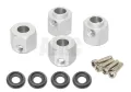 Reading WritingCar Widen Adapter Widening Set 6-12MM For Traxxas 1/10 TRX4 G500 K5 Defender TRX6 g63 RC Trucks Wheels Upgrate Parts AccessoriesWooden Toys. 