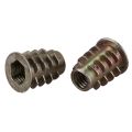 20 pieces M6x 15mm hexagon socket screw thread insert nut for wood. 
